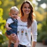Miniatura de T-shirt Bonecos com Texto personalizada