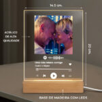 Miniatura de Candeeiro Spotify personalizado