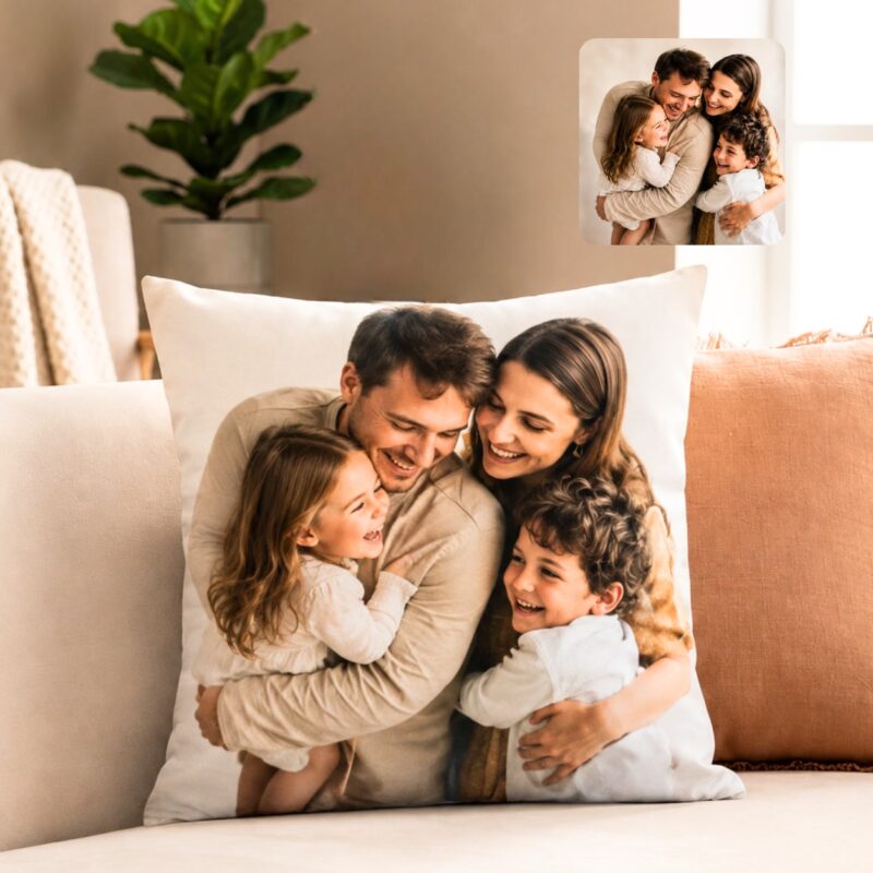 Almofada Personalizada com Foto em Grande