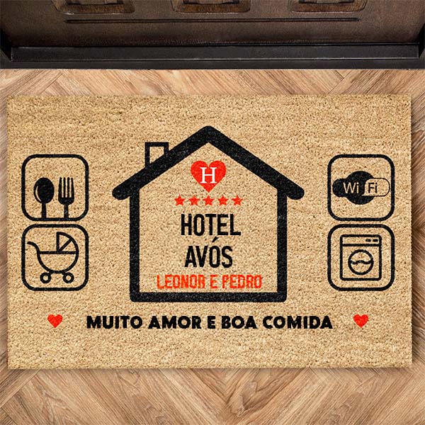 Capacho Hotel Avós personalizado