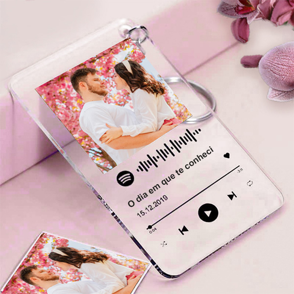 Porta-chaves Spotify personalizado