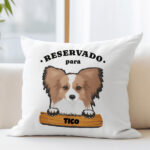 Miniatura de Almofada Placa com Nome de Animal de Estimação personalizada