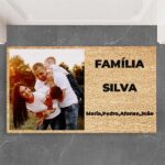 Miniatura de Capacho personalizado com textos e foto