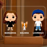 Miniatura de Placa Funkos com Nomes personalizada