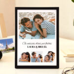 Miniatura de Placa Colagem de Fotografias com Textos personalizada