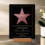 Miniatura de Placa Hollywood com Textos personalizada