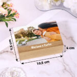 Miniatura de Caixa de Fotografias Acordeão com Foto e Texto Personalizados