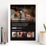 Miniatura de Póster Design Netflix com Nomes e Texto personalizados