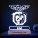 Candeeiro Escudo Benfica personalizada Miniatura de Candeeiro Escudo Benfica personalizada