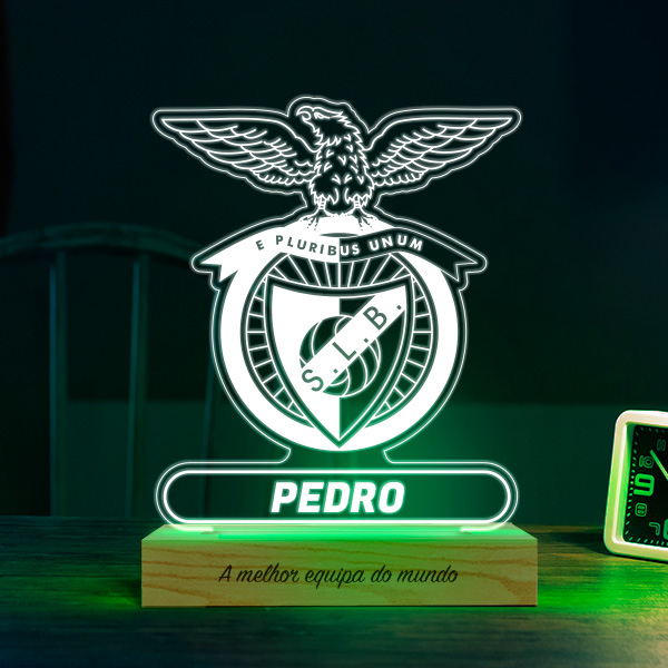 Candeeiro Escudo Benfica personalizada
