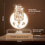 Miniatura de Candeeiro Escudo FC Porto personalizada