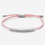 Pulseira de Mulher Entrançada com Texto personalizado Miniatura de Pulseira de Mulher Entrançada com Texto personalizado