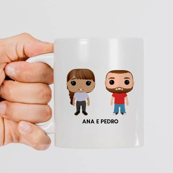 Caneca Funkos com Texto personalizada
