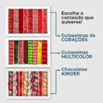 Miniatura de Caixa de Doces personalizada com Textos