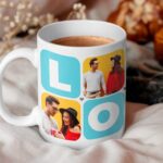 Miniatura de Caneca Love personalizada com 5 fotos
