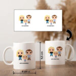 Miniatura de Caneca Funkos com Texto personalizada