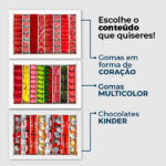 Miniatura de Caixa de Doces Pai Colorida personalizada