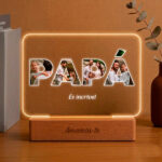 Miniatura de Candeeiro Papá com Fotos personalizada