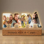 Placa Pai com Fotos e Base personalizada Miniatura de Placa Pai com Fotos e Base personalizada