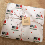 Papel de Embrulho Papá com Texto personalizado Miniatura de Papel de Embrulho Papá com Texto personalizado
