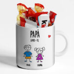 Miniatura de Caneca Bonecos com Texto personalizada