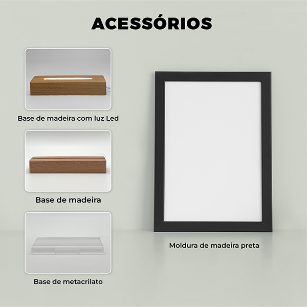 Candeeiro Mamã com Seis Fotos personalizado