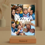 Miniatura de Candeeiro Papá com Colagem 4 Fotos personalizada