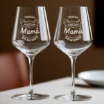 Copo de Vinho para a Melhor Mãe com Nome personalizado Miniatura de Copo de Vinho para a Melhor Mãe com Nome personalizado