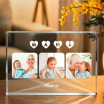Placa em Bloco para a Mãe com Fotografias Personalizadas Miniatura de Placa em Bloco para a Mãe com Fotografias Personalizadas