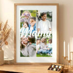 Miniatura de Póster para a Mãe com 4 Fotografias personalizadas
