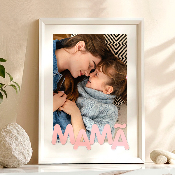 Póster para a Mãe com Fotografia personalizada