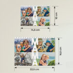 Miniatura de Puzzle de Blocos Mamã Vertical com Fotos personalizadas