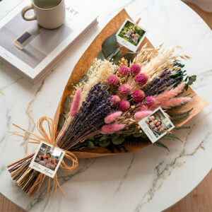 Ramo de Flores com Fotografias Personalizadas