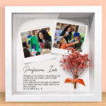 Miniatura de Moldura com Flores e Fotos Polaroid personalizadas