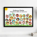 Miniatura de Póster para Professores de Flores com Fotos personalizadas