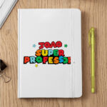 Miniatura de Caderno Super Professora com Nomes personalizados