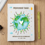 Miniatura de Caderno Planeta com Nomes personalizados