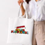 Miniatura de Tote Bag Super Profe com Nomes personalizados