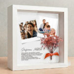 Miniatura de Moldura com Flores e Fotos Polaroid personalizadas