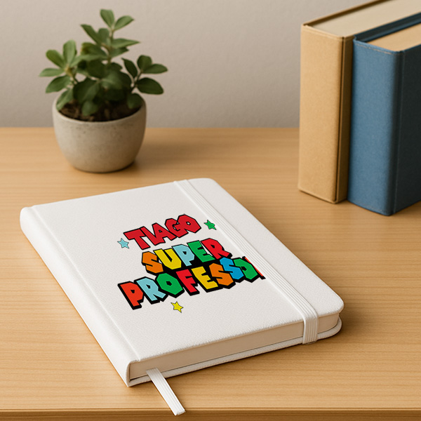 Caderno Super Professora com Nomes personalizados