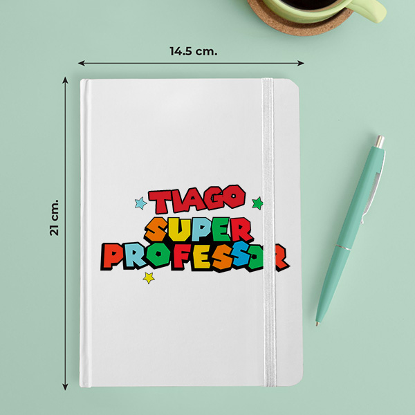 Caderno Super Professora com Nomes personalizados