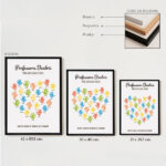 Miniatura de Póster para Professores com Mãos e Nomes personalizados