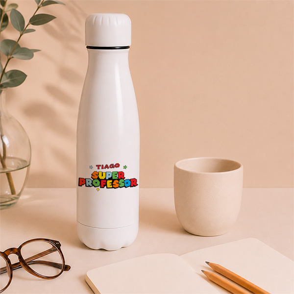 Garrafa Super Profe com Nomes personalizados