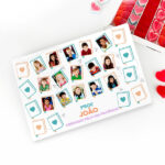 Miniatura de Caixa de Doces com Fotos dos Alunos e Texto personalizada