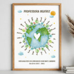 Póster Planeta com Nomes personalizados Miniatura de Póster Planeta com Nomes personalizados