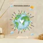 Miniatura de Placa Planeta com Nomes Personalizados