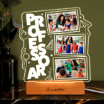 Miniatura de Candeeiro para Professor com 3 Fotografias Personalizadas