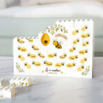 Miniatura de Puzzle de Blocos com Abelhinhas e Nomes personalizados