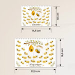 Miniatura de Puzzle de Blocos com Abelhinhas e Nomes personalizados