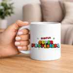 Miniatura de Caneca Super Profe com Nomes personalizados
